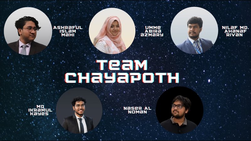 Team Chayapoth - NASA Space App Challenge 2022